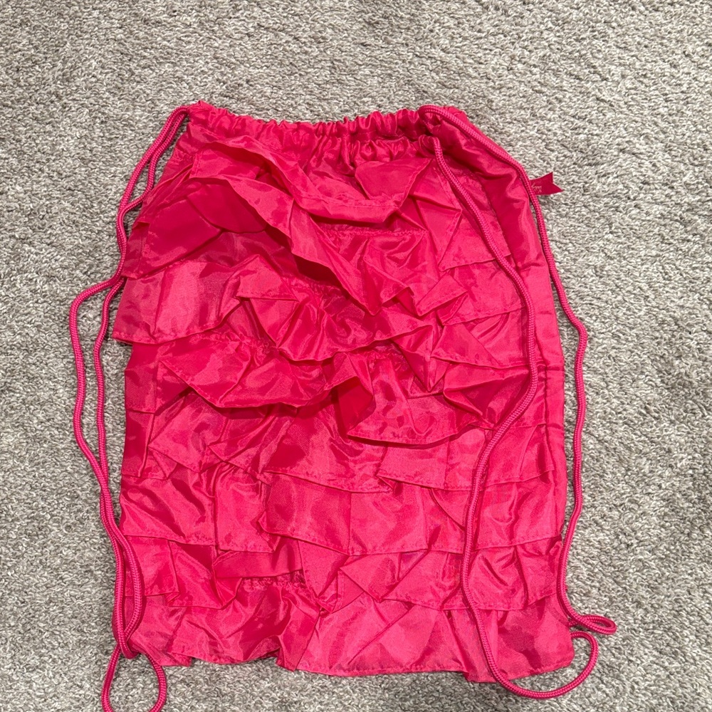 Thirty-One Vibrant Pink Ruffled Skirt